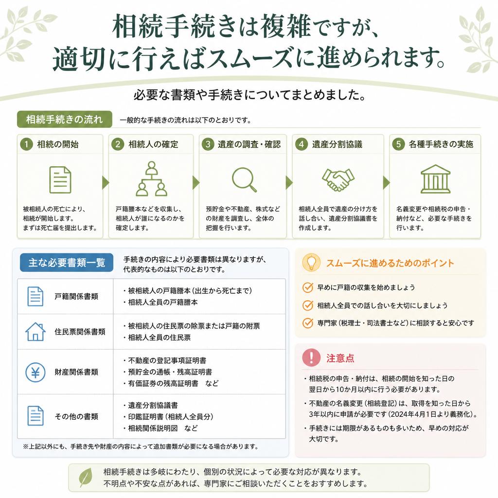 相続手続きの基礎知識