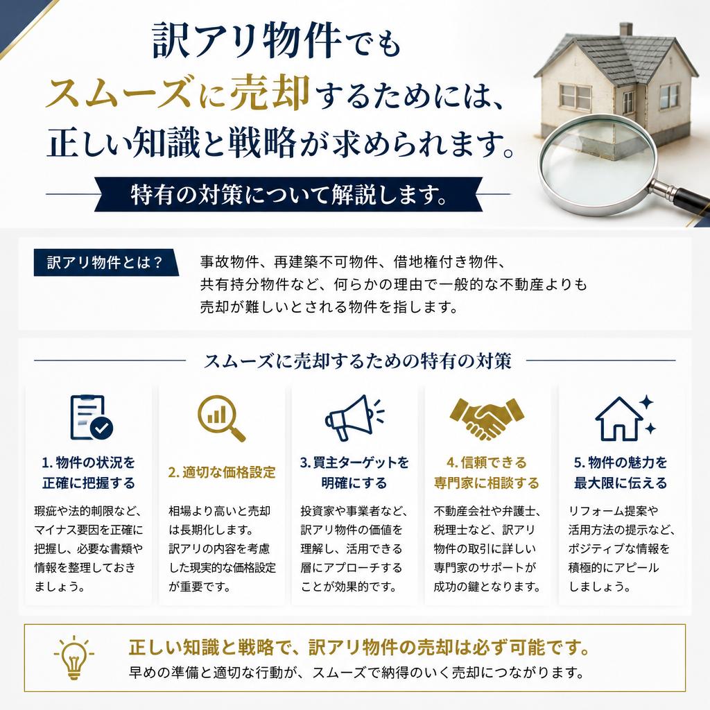 訳アリ物件の取り扱い